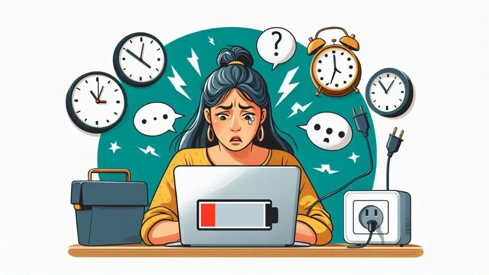 عکس بررسی عمر باتری لپ تاپ