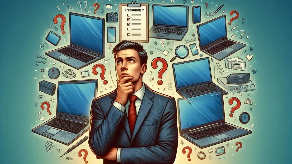تصویر بررسی چک لیست نیازها برای خرید لپ تاپ