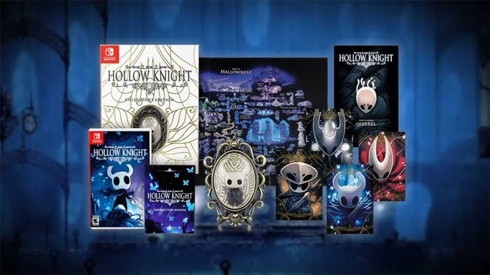 تصویری از نسخه های مختلف بازی 2 بعدی hollow-knight 